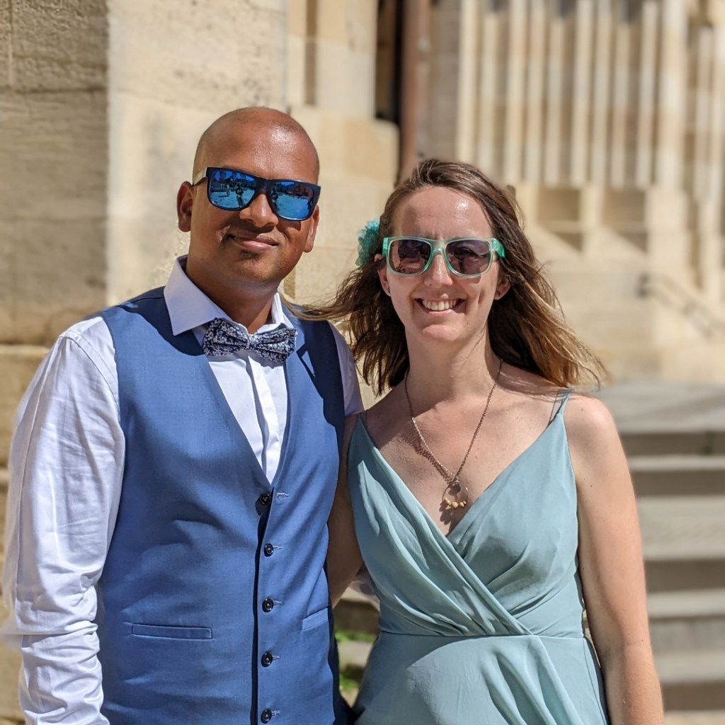 Edwige et Jérôme les cofondateurs de l'agence événementielle Les rêves que l'on fête - Organisation d'événements à Bordeaux