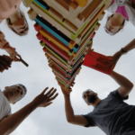 Jeux de cohésion lors d'un événement organisé par l'agence événementielle Les rêves que l'on fête