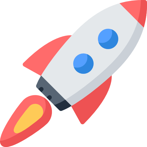 Logo de fusée pour stratégie évènementielle