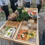 traiteur apéro pour repas d'anniversaire organisé par l'agence événementielle Les rêves que l'on fête